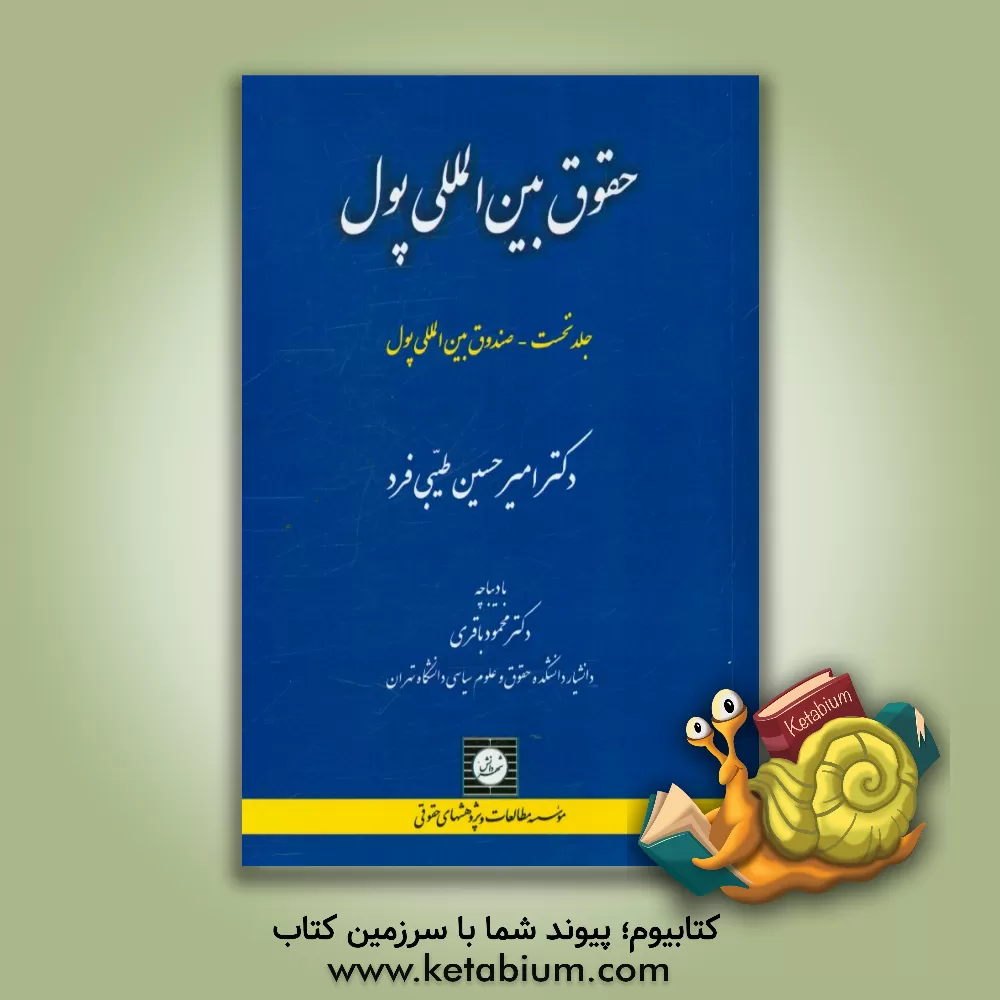 کتاب حقوق بین المللی پول: صندوق بین المللی پول اثر امیرحسین طیبی‌فرد