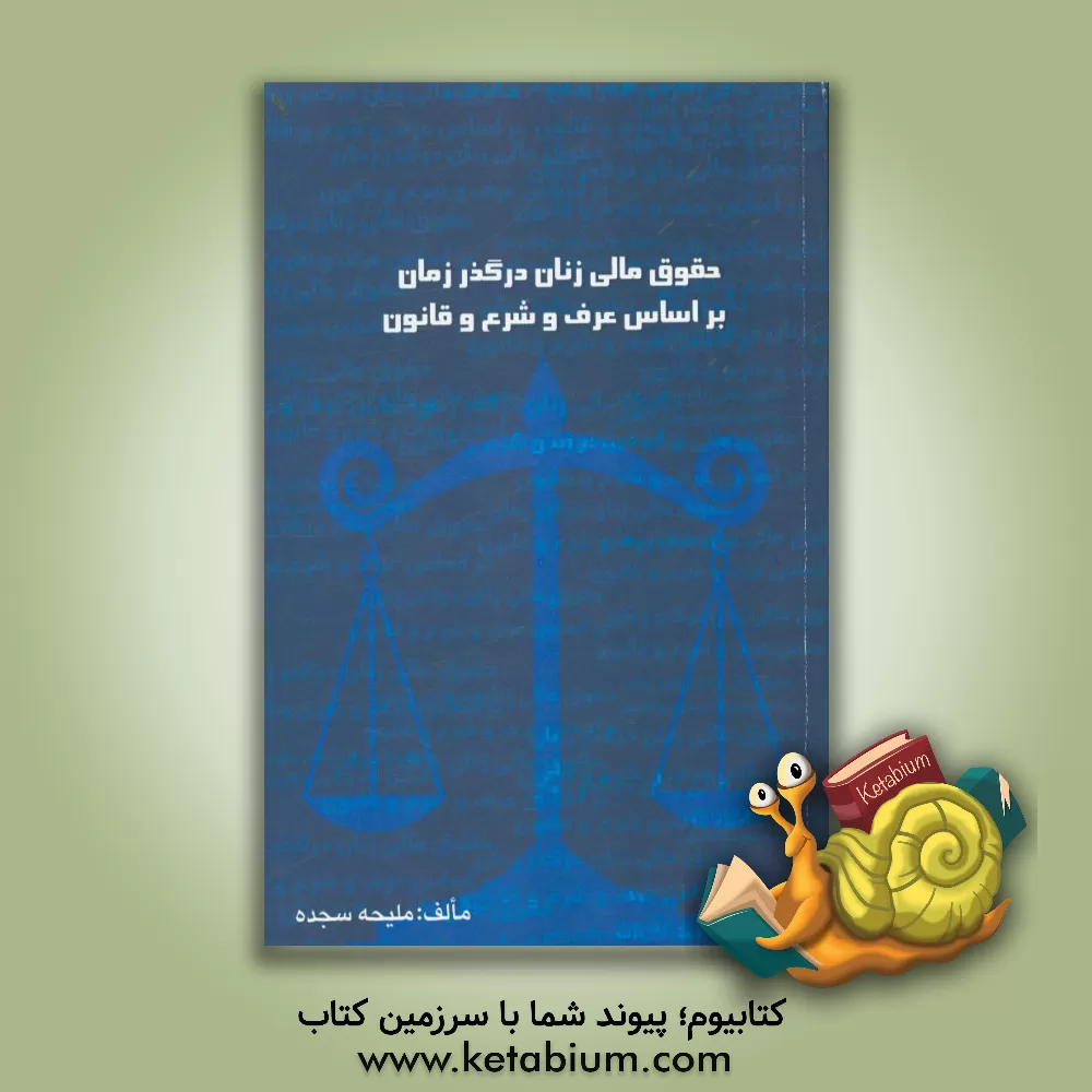 کتاب حقوق مالی زنان در گذر زمان بر اساس عرف و شرع و قانون و عوامل موثر بر آن اثر ملیحه سجده