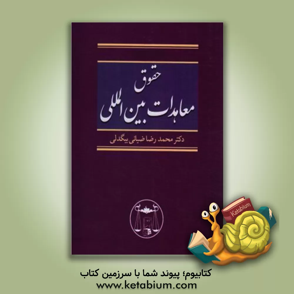 کتاب حقوق معاهدات بین المللی اثر محمدرضا ضیائی‌بیگدلی