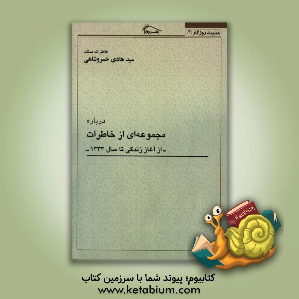 کتاب خاطرات مستند سیدهادی خسروشاهی: مجموعه ای از خاطرات از آغاز زندگی تا 1333 اثر سیدهادی خسروشاهی