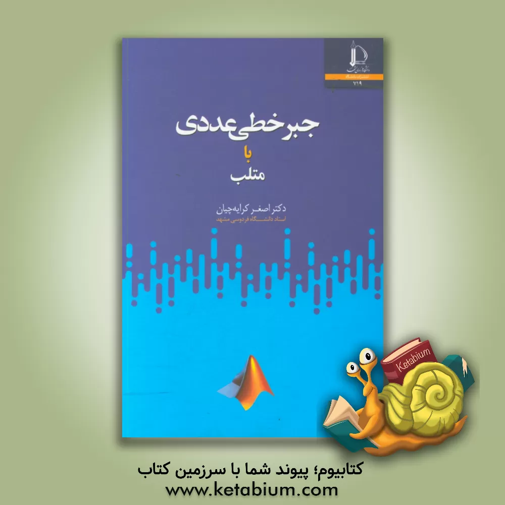 کتاب جبر خطی عددی با متلب |اثر اصغر کرایه چیان