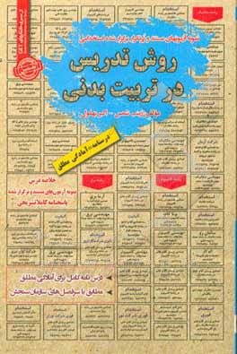 کتاب نمونه آزمون های مستند و پرتکرار برگزار شده استخدامی روش تدریس در تربیت بدنی ... اثر زینب شمس