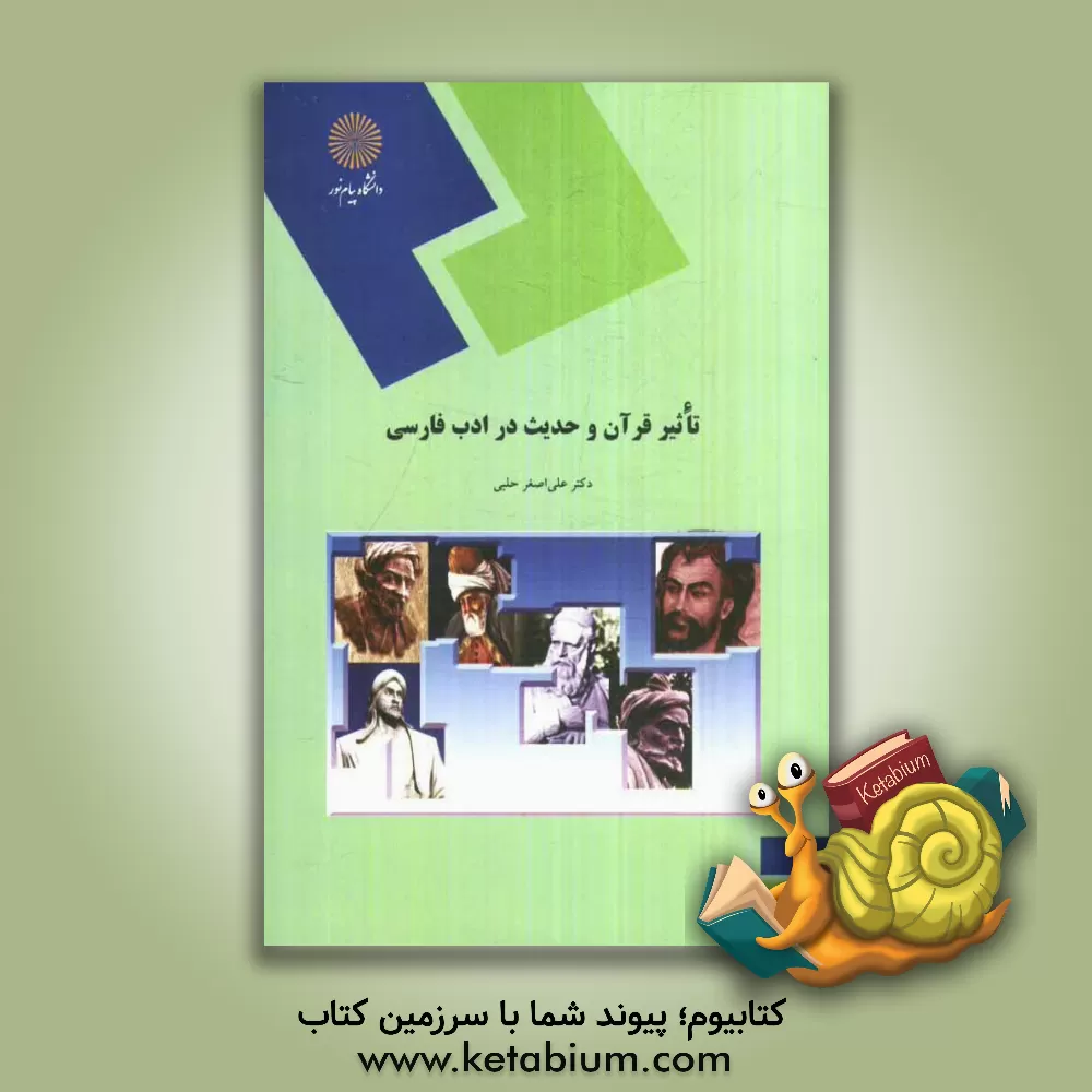 کتاب تاثیر قرآن و حدیث در ادب فارسی (رشته زبان و ادبیات فارسی) اثر علی‌اصغر حلبی