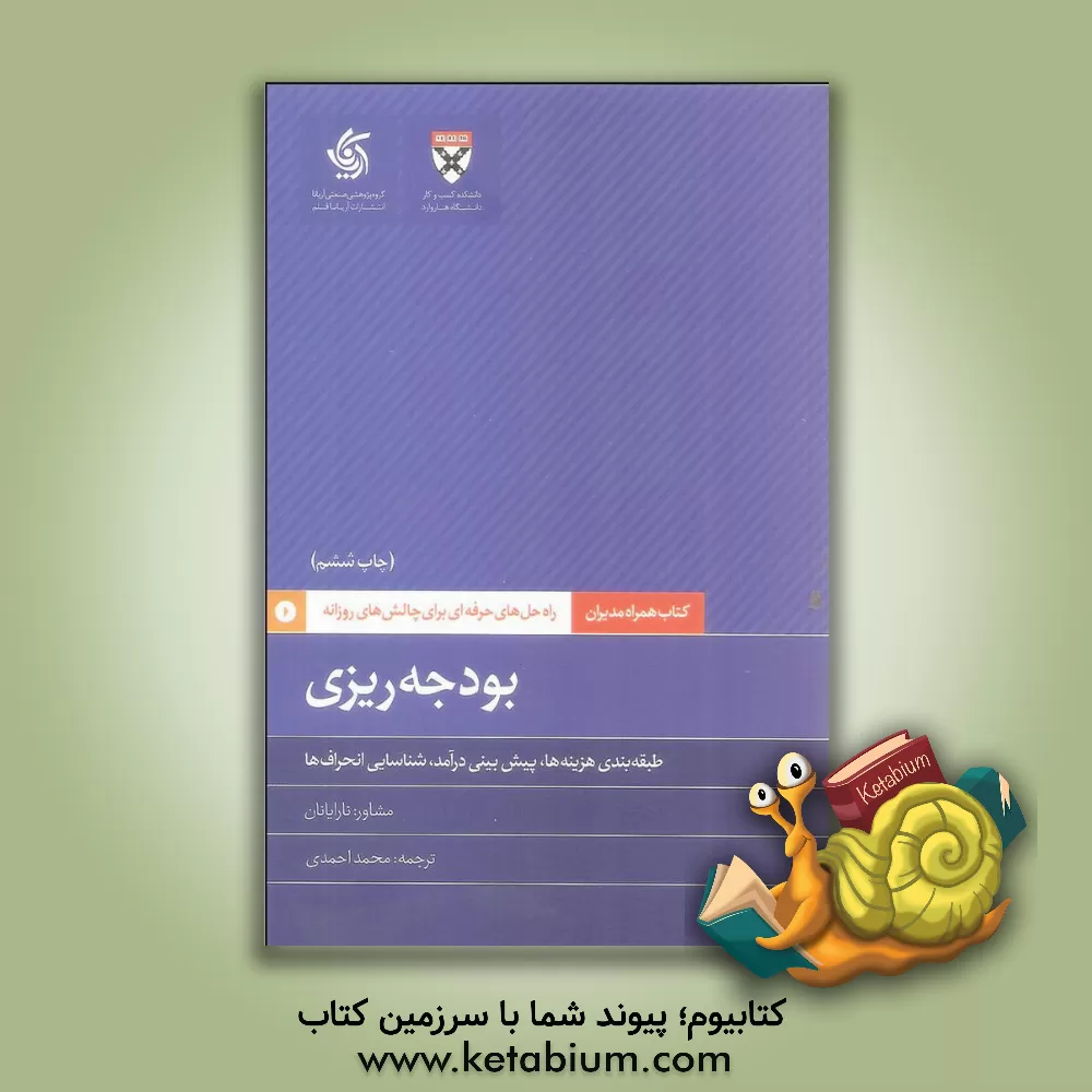 کتاب بودجه ریزی: طبقه بندی هزینه ها، پیش بینی درآمد، شناسایی انحراف ها |اثر محمد احمدی