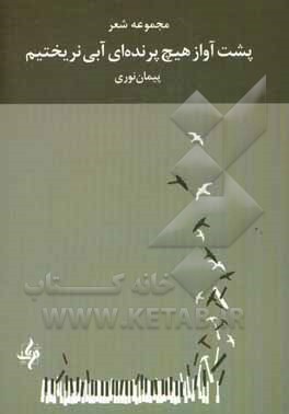 کتاب پشت آواز هیچ پرنده ای آبی نریختم اثر پیمان نوری