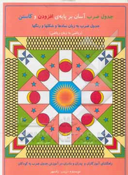 کتاب جدول ضرب آسان بر پایه ی افزودن و کاستن: جدول ضرب به زبان نمادها و شکلها و رنگها - ریاضی به زبان ریاضی اثر زینب زادمهر