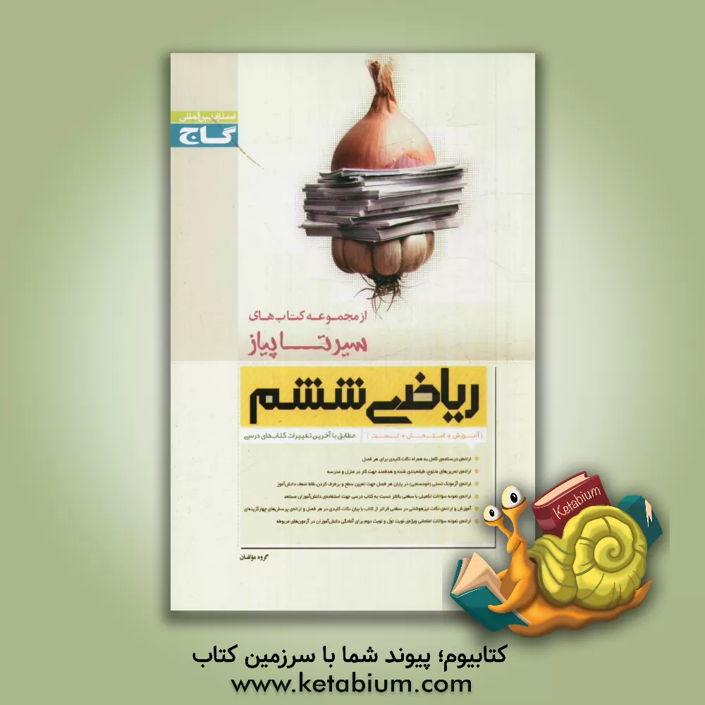 کتاب ریاضی ششم ابتدایی اثر الهام غلامی