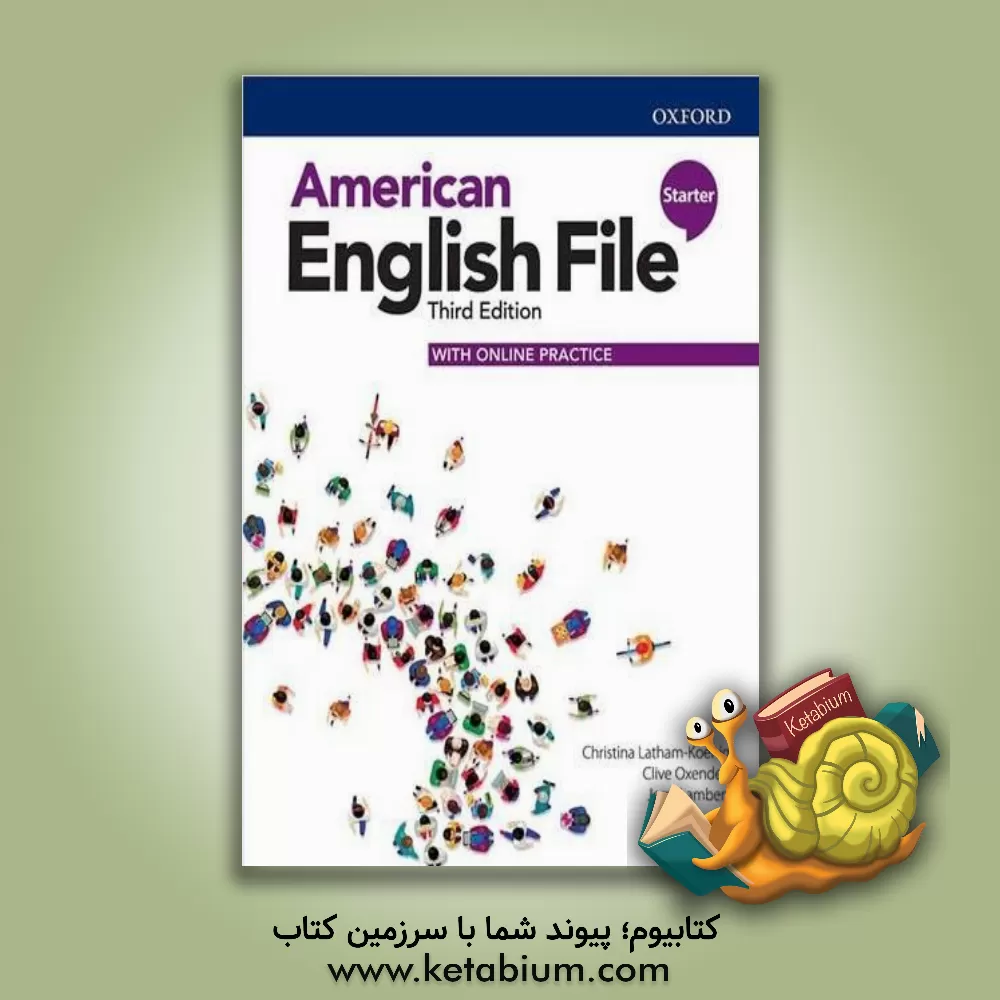کتاب American English File 3rd Starter SB+WB+DVD - Glossy Papers