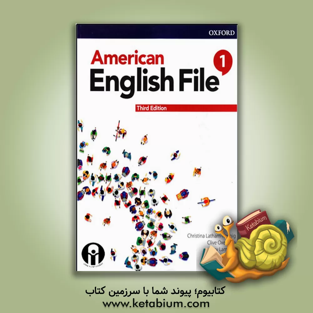 کتاب American English File 3rd 1 SB+WB+DVD - Glossy Papers