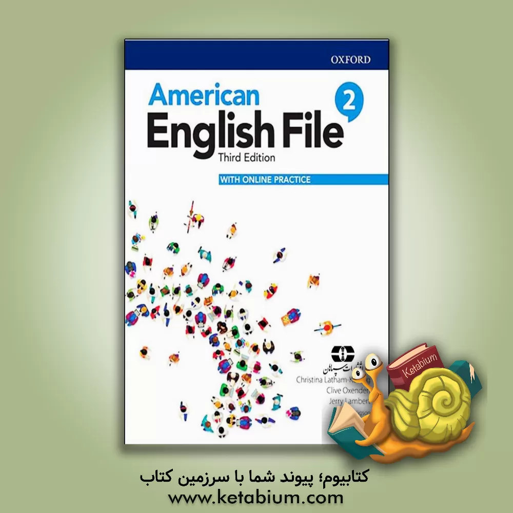 کتاب American English File 3rd 2 SB+WB+DVD - Glossy Papers