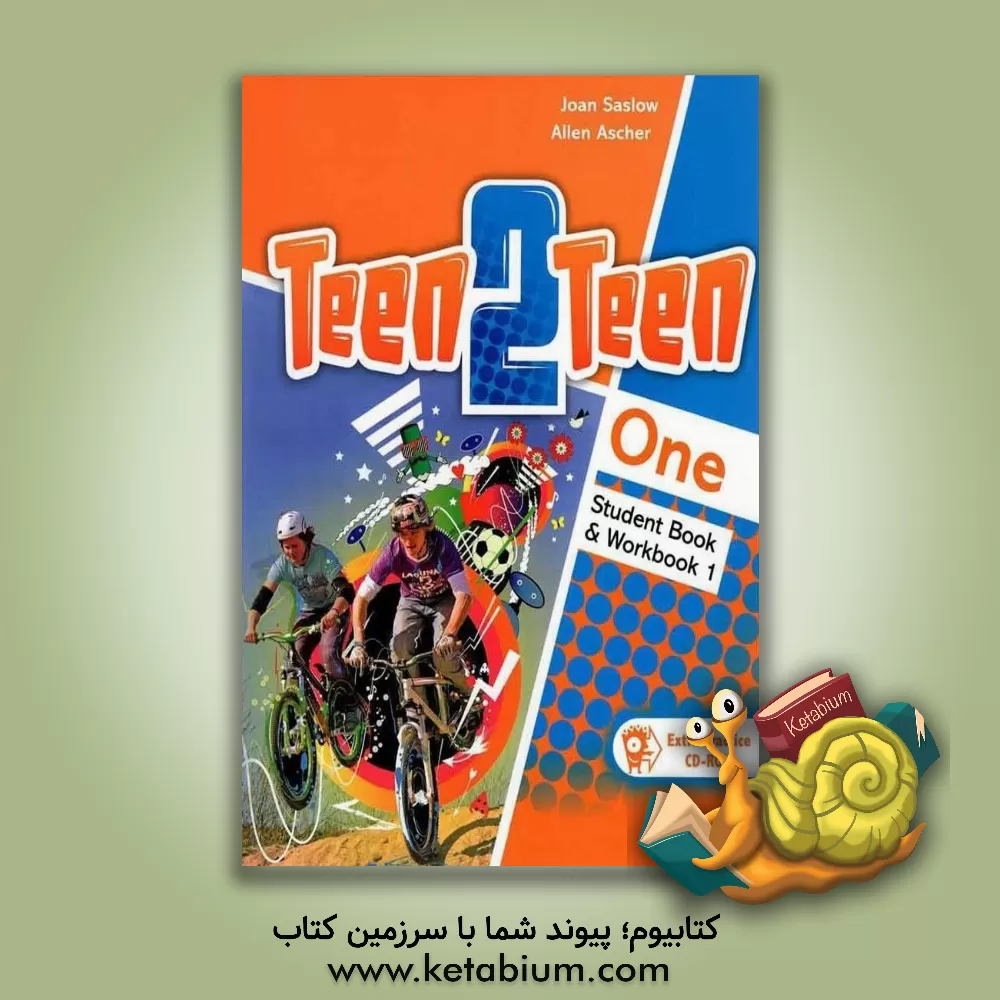 کتاب Teen 2 Teen 1 SB+WB+DVD اثر JoanM. Saslow