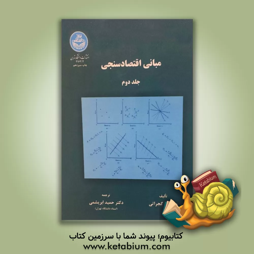 کتاب مبانی اقتصادسنجی اثر دامودار گجراتی