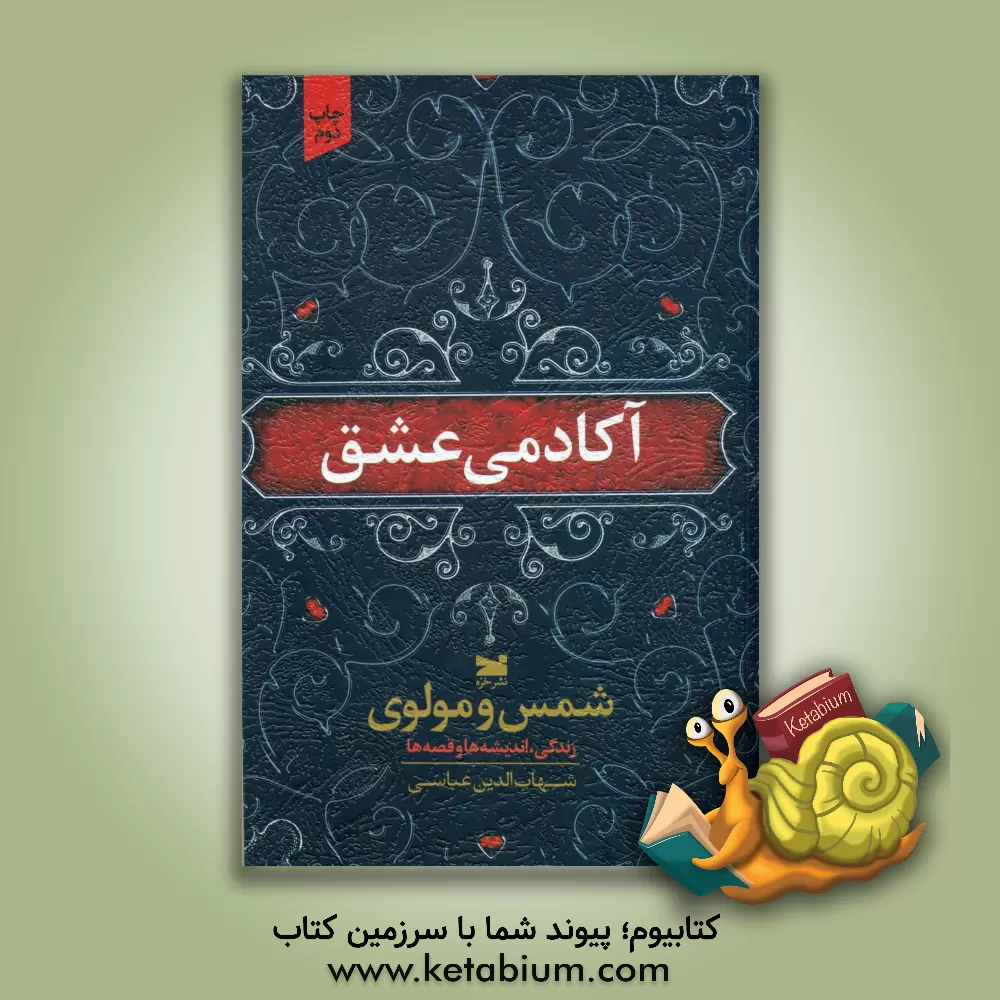 کتاب آکادمی عشق: شمس و مولوی زندگی، اندیشه‌ها و قصه‌ها اثر شهاب‌الدین عباسی