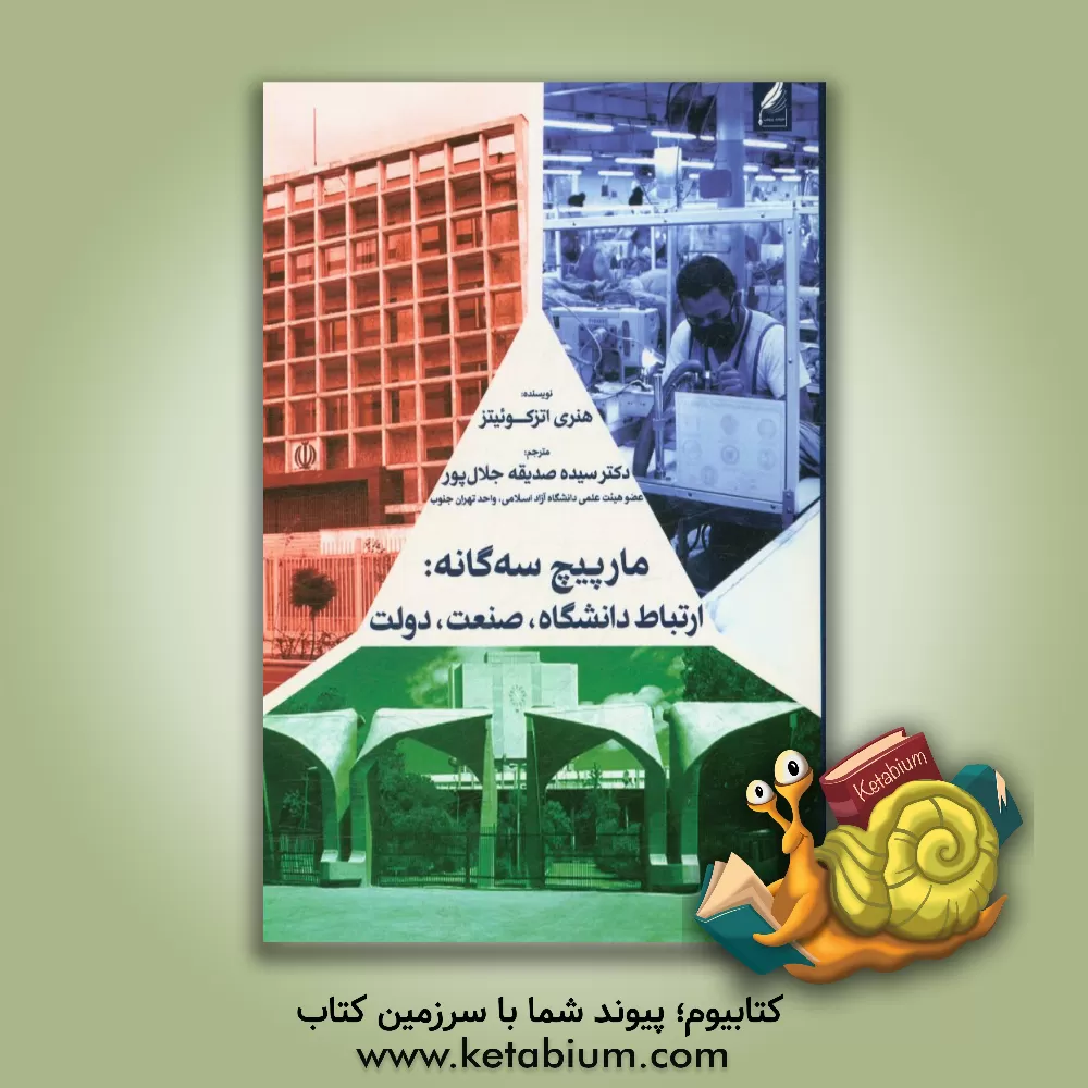 کتاب مارپیچ سه گانه: ارتباط دانشگاه، صنعت، دولت اثر هنری اتزکوئینتز