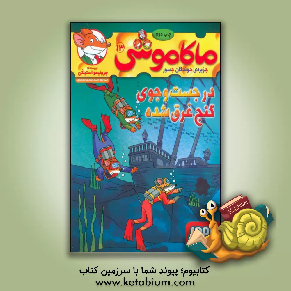 کتاب در جست‌وجوی گنج غرق‌شده اثر جرونیمو استیلتن