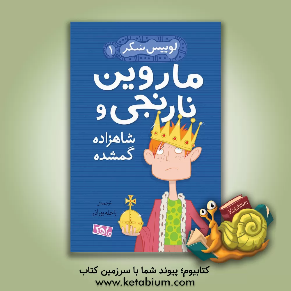 کتاب ماروین نارنجی و شاهزاده گمشده اثر لوئیس ساکر