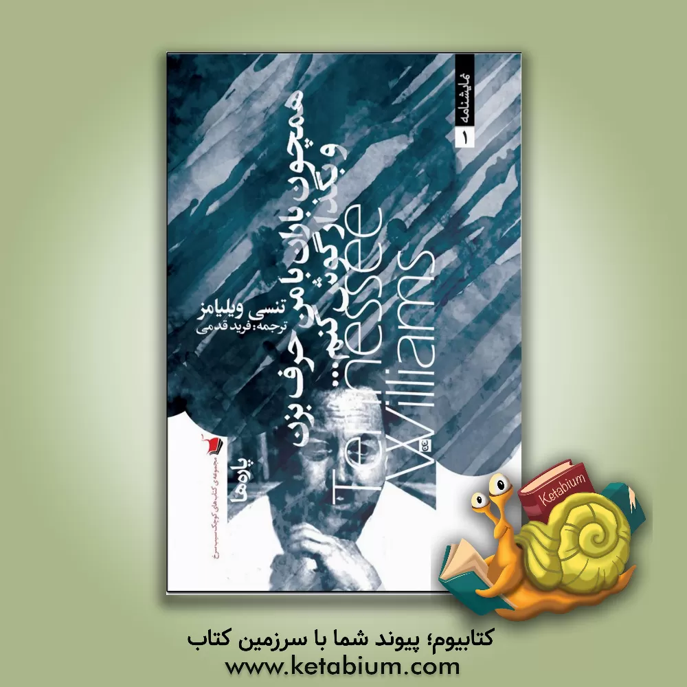 کتاب همچون باران با من حرف بزن و بگذار گوش کنم... اثر تنسی ویلیامز