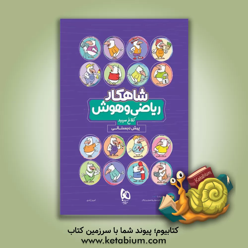 کتاب شاهکار ریاضی و هوش (پیش‌دبستانی) اثر امیر زندی