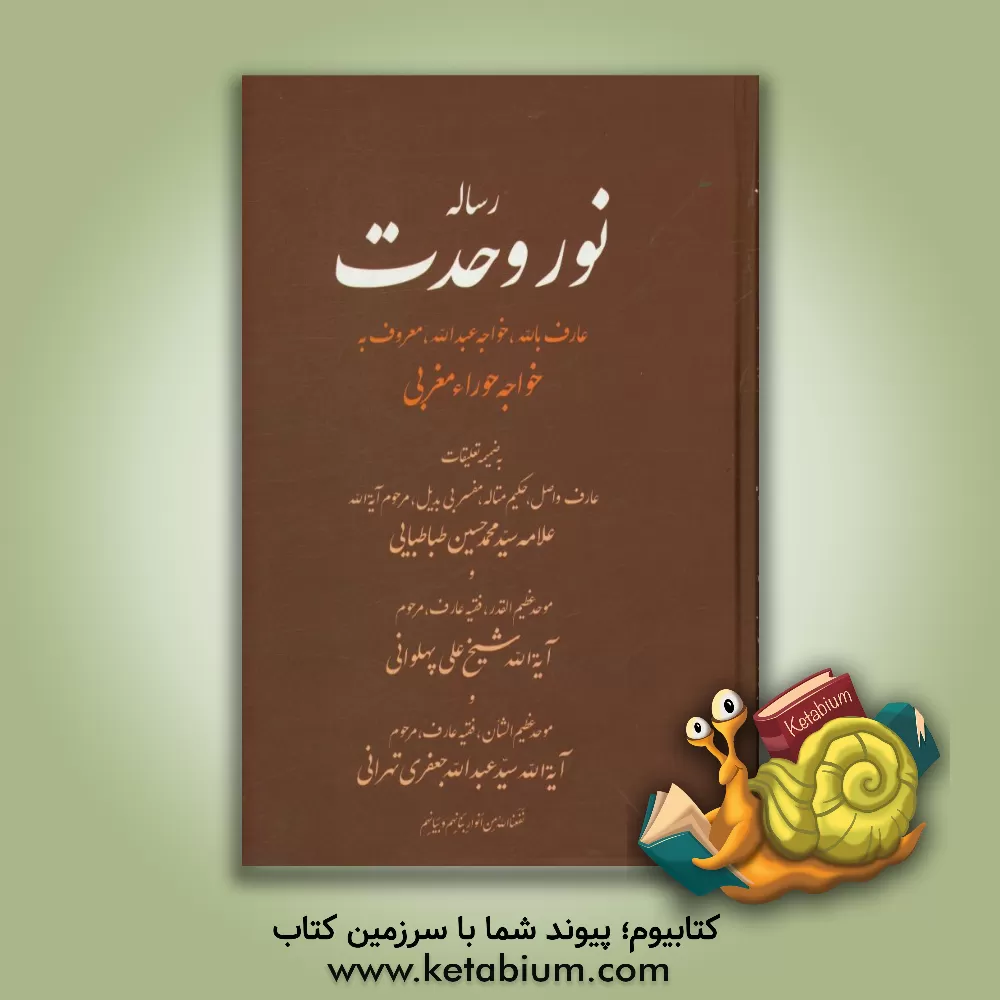 کتاب رساله نور وحدت اثر علی سعادت‌پرور