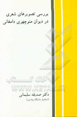 کتاب بررسی تصویرهای شعری در دیوان منوچهری دامغانی اثر صدیقه سلیمانی