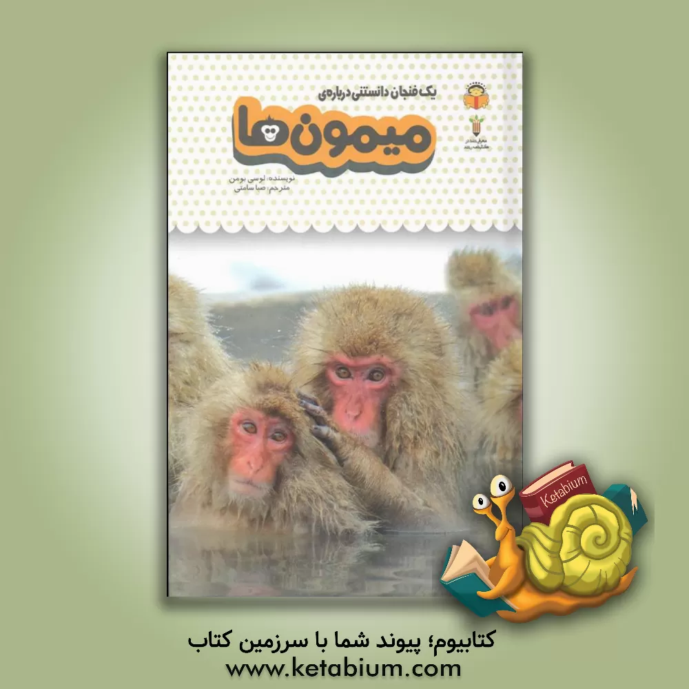 کتاب یک فنجان دانستنی درباره‌ی میمون‌ها اثر لوسی بومن