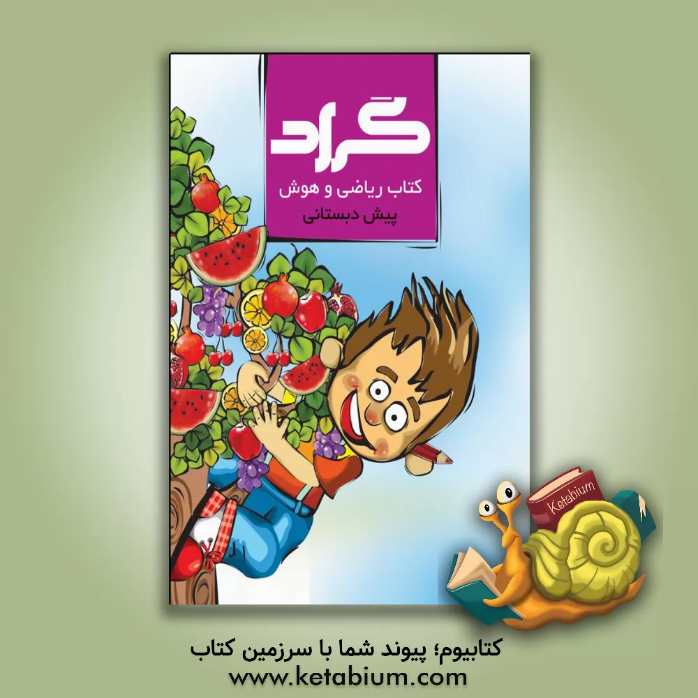 کتاب کتاب ریاضی و هوش پیش‌دبستانی گراد اثر الهه هاشم‌آبادی