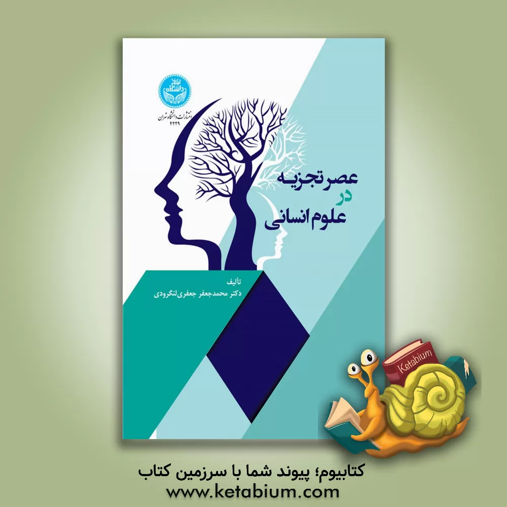 کتاب عصر تجزیه در علوم انسانی اثر محمدجعفر جعفری‌لنگرودی