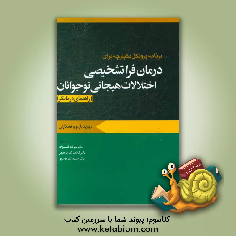کتاب پروتکل یکپارچه برای درمان فراتشخیصی اختلالات هیجانی نوجوانان (راهنمای درمانگر) اثر جیل ارنرایش‌می
