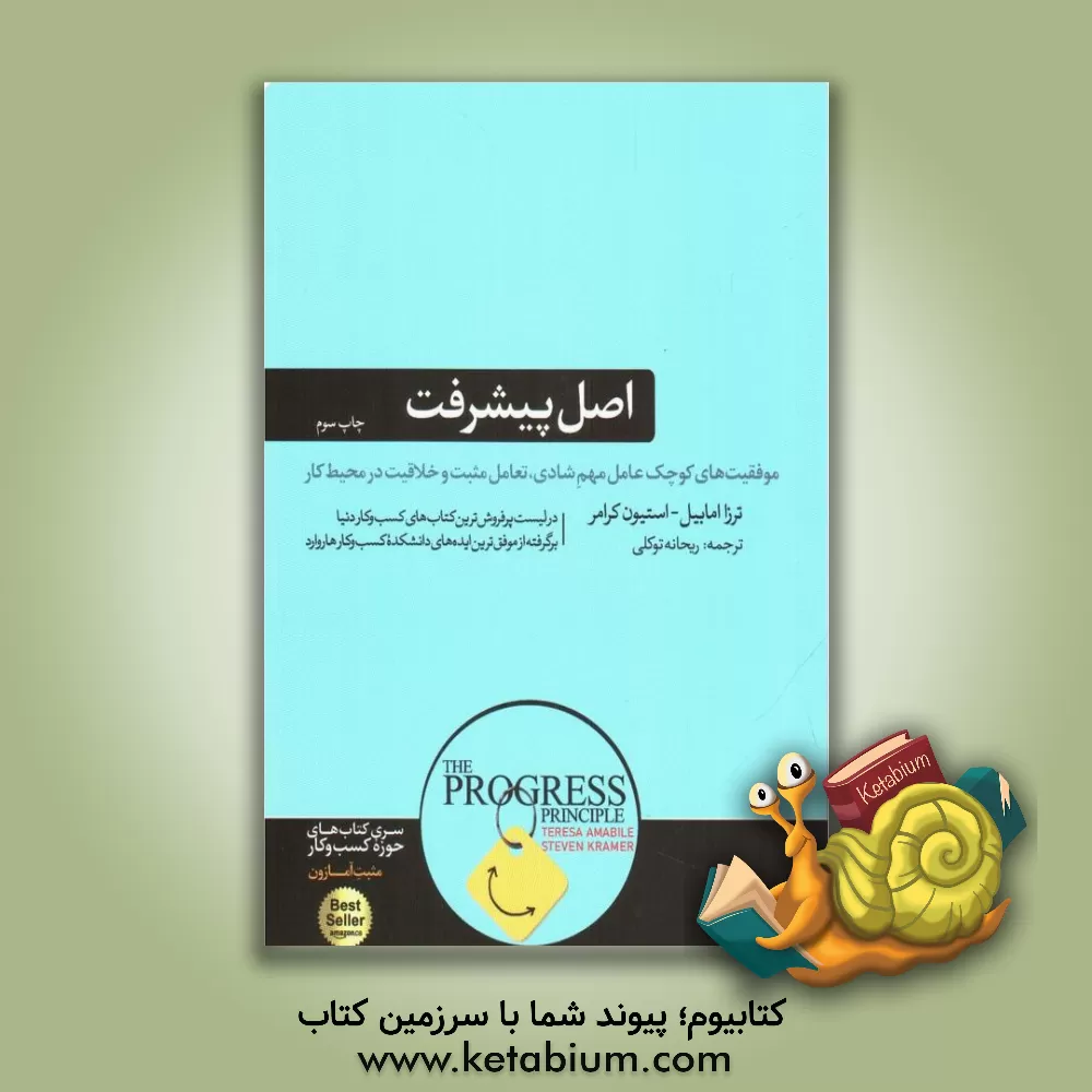 کتاب اصل پیشرفت: شادی، همکاری و خلاقیت در شرکت‌ها اثر استیون کرامر