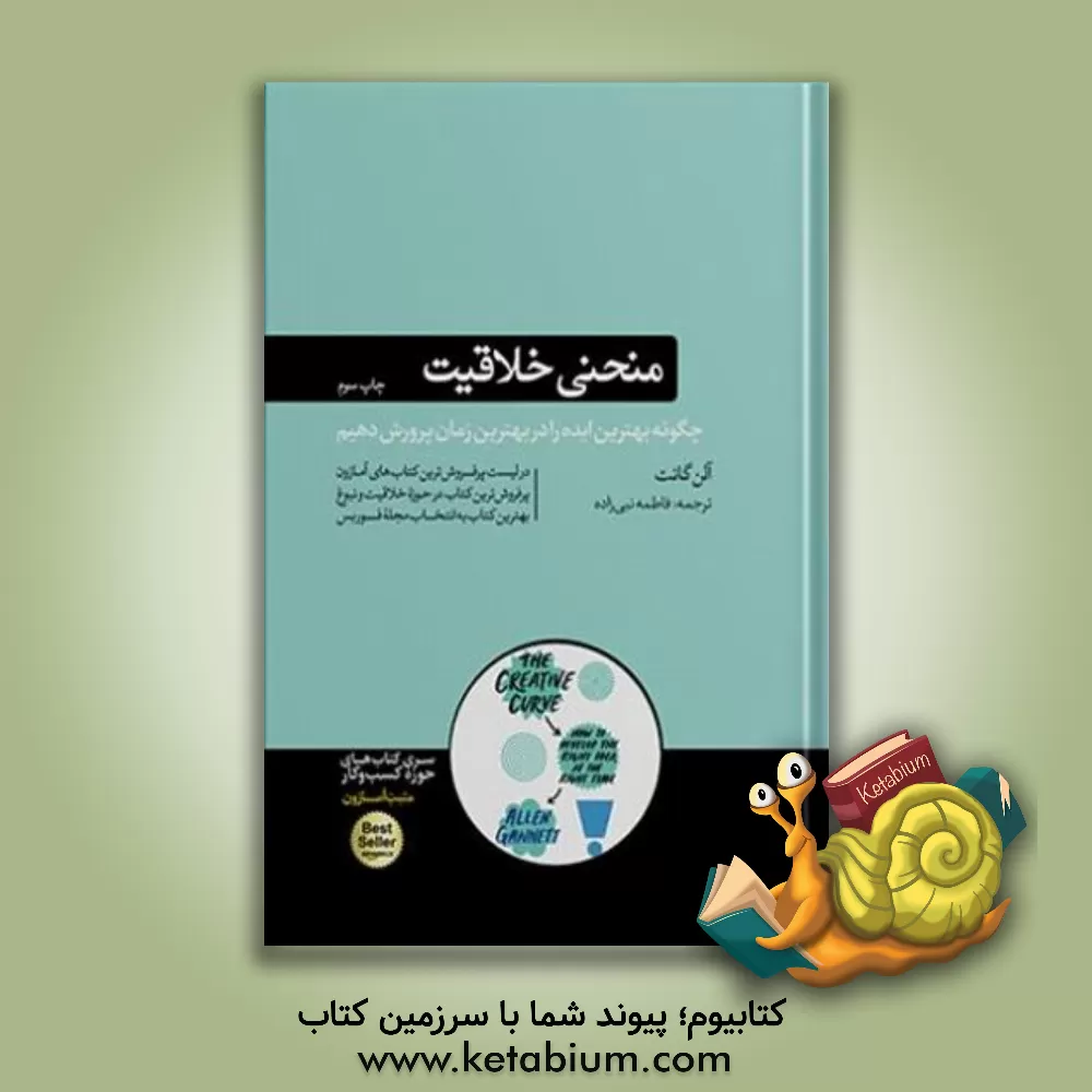 کتاب منحنی خلاقیت: چگونه ایده‌ی درست را در زمان درست پرورش دهیم اثر آلن گانت