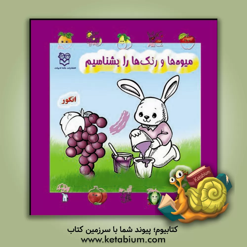 کتاب میوه ها و رنگ ها را بشناسیم اثر آتلیه خانه ادبیات
