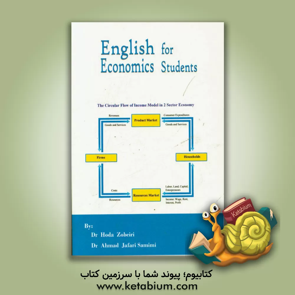 کتاب زبان تخصصی اقتصاد: براساس سرفصل جدید کارگروه اقتصاد شورای عالی انقلاب فرهنگی اثر احمد جعفری‌صمیمی