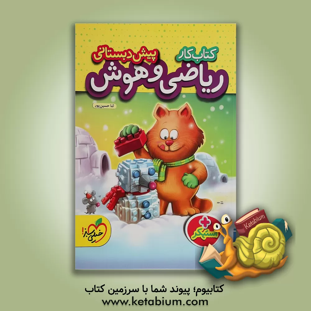 کتاب کتاب کار ریاضی و هوش پیش‌دبستانی اثر ثنا حسین‌پور