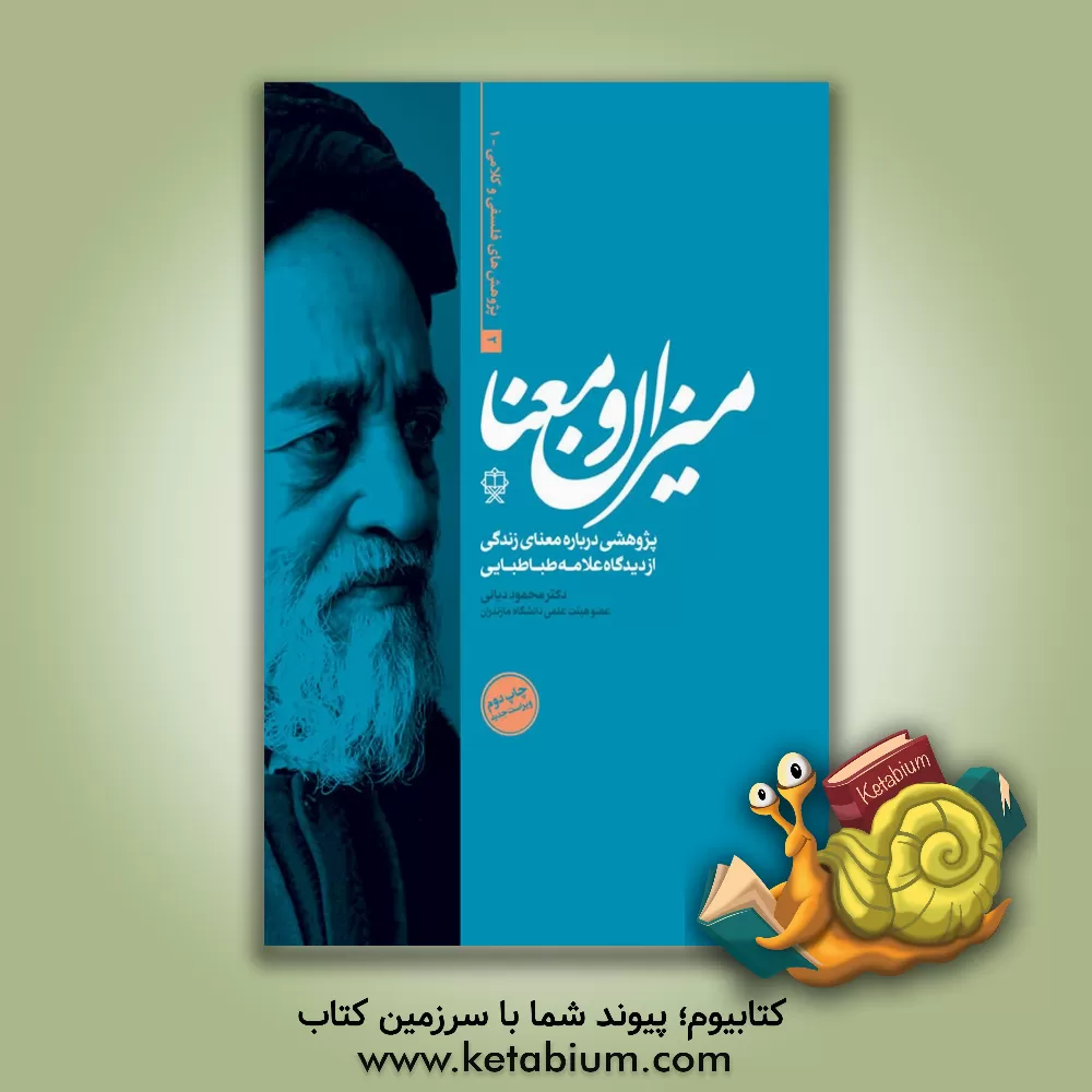 کتاب میزان و معنا: پژوهشی درباره معنای زندگی از دیدگاه علامه طباطبایی (ره) اثر محمود دیانی
