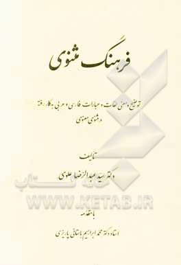 کتاب فرهنگ مثنوی: توضیح و معنی لغات و عبارات فارسی و عربی به کار رفته در مثنوی معنوی اثر محمدابراهیم باستانی‌پاریزی