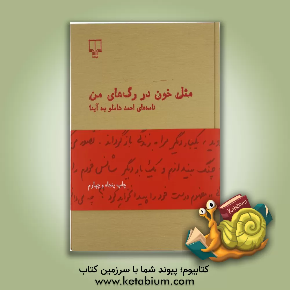 کتاب مثل خون در رگ های من: نامه های احمد شاملو به آیدا |اثر احمد شاملو