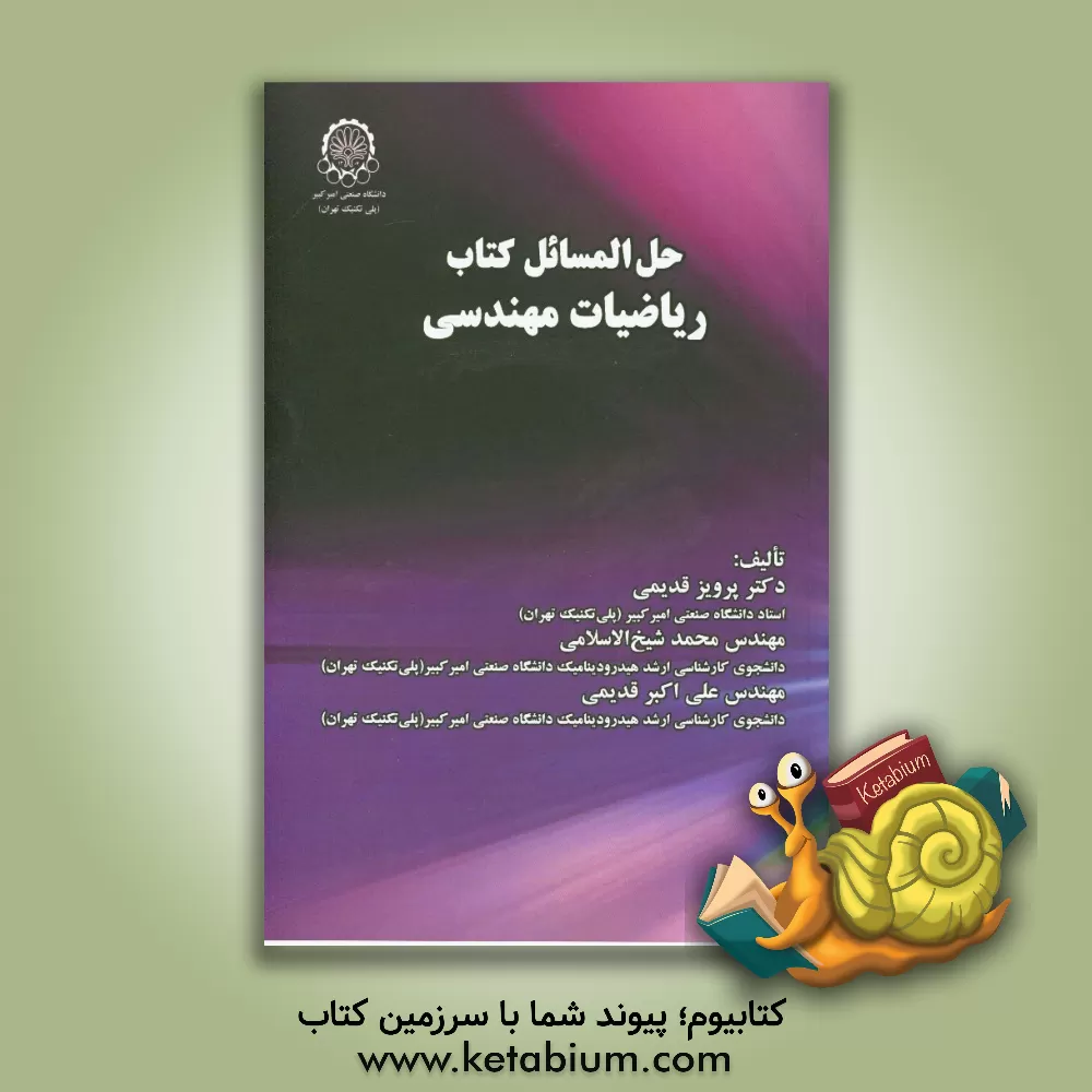 کتاب حل‌المسائل کتاب ریاضیات مهندسی (معرفی روش‌های مختلف و ارائه حل برای بیش از 420 مسئلع متنوع و کاربردی) اثر محمد شیخ‌الاسلامی