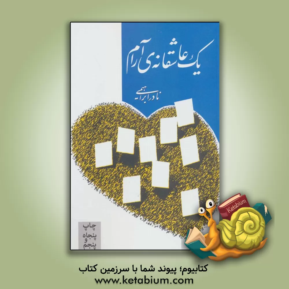 کتاب یک عاشقانه ی آرام |اثر نادر ابراهیمی