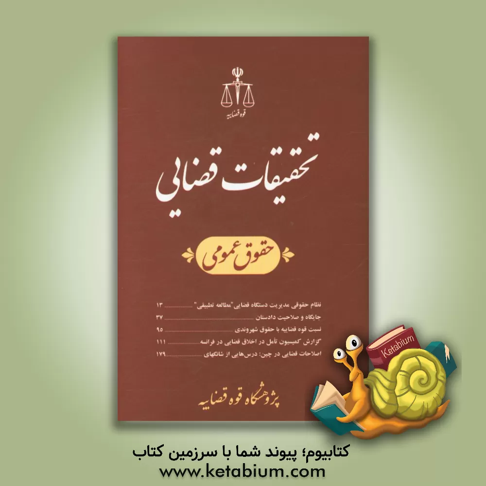 کتاب تحقیقات قضایی (11): حقوق عمومی اثر حسن وکیلیان
