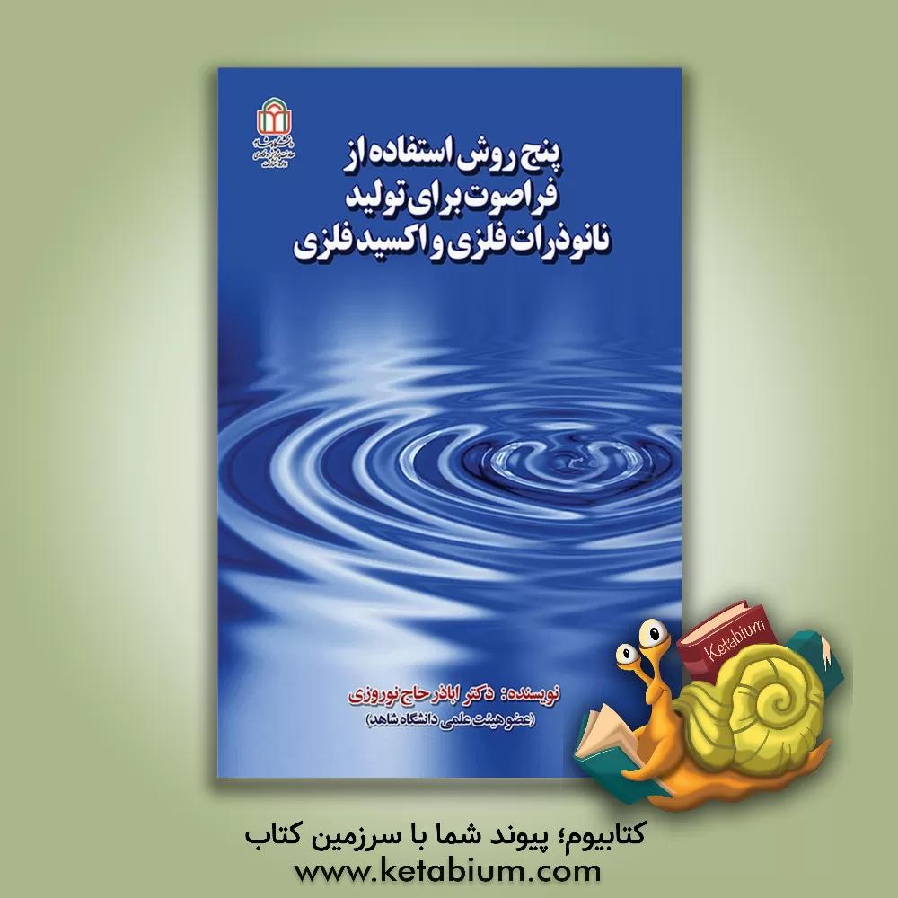 کتاب ‏‫پنج روش استفاده از فراصوت برای تولید نانوذرات فلزی و اکسید فلزی |اثر اباذر حاج نوروزی