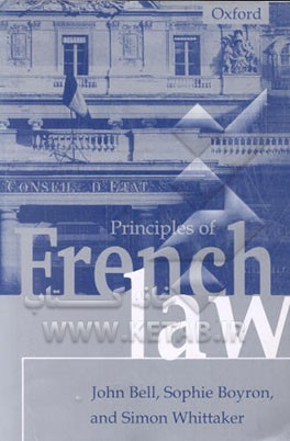 کتاب Principles of French law اثر John Bell