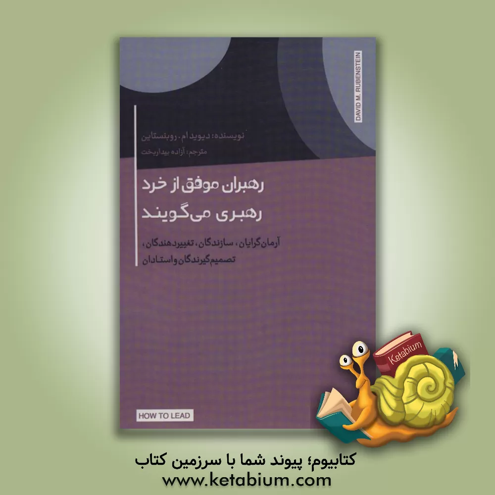 کتاب رهبران موفق از خرد رهبری می‌گویند: آرمان‌گرایان، سازندگان، تغییردهندگان، تصمیم‌گیرندگان و استادان اثر دیویدام. روبنستاین