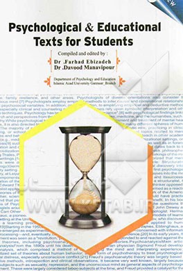 کتاب Psychological & educational texts for students اثر داود معنوی‌پور