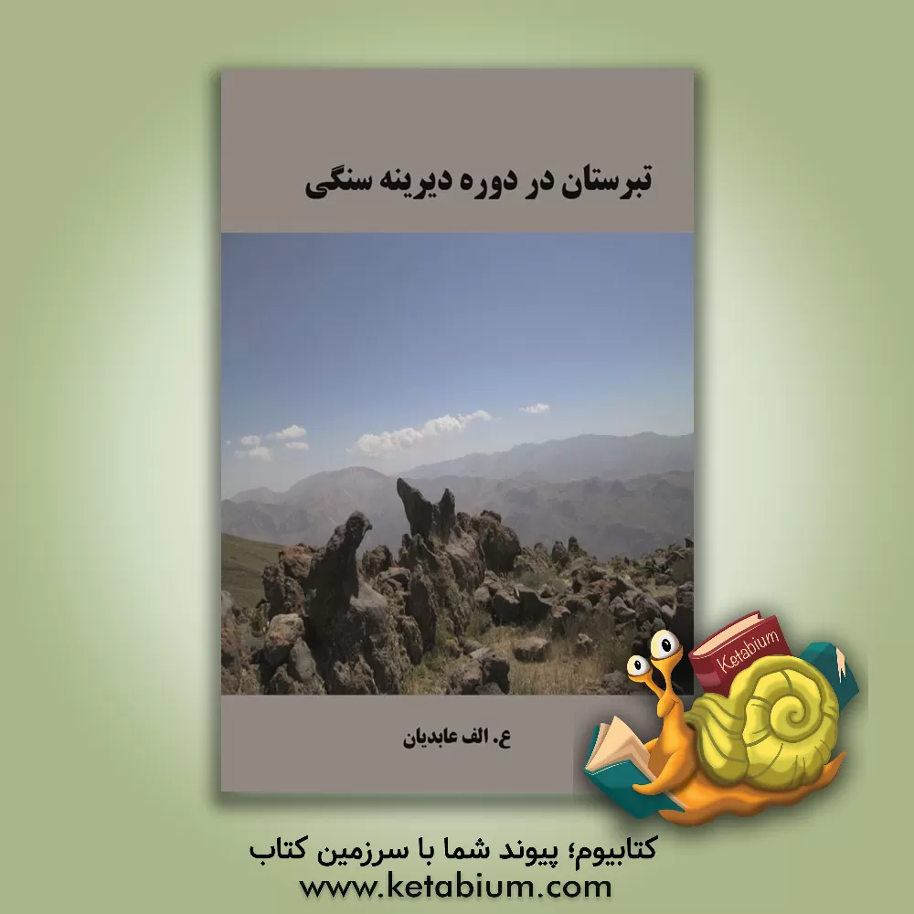 کتاب تبرستان در دوره دیرینه سنگی اثر علی‌اکبر عابدیان‌کاسگری