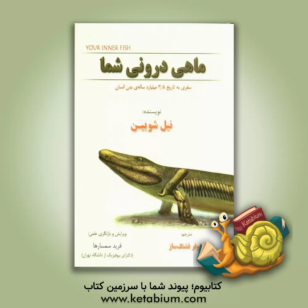 کتاب ماهی درونی شما: سفری به تاریخ 3/5 میلیارد ساله ی بدن انسان اثر نیل شوبین