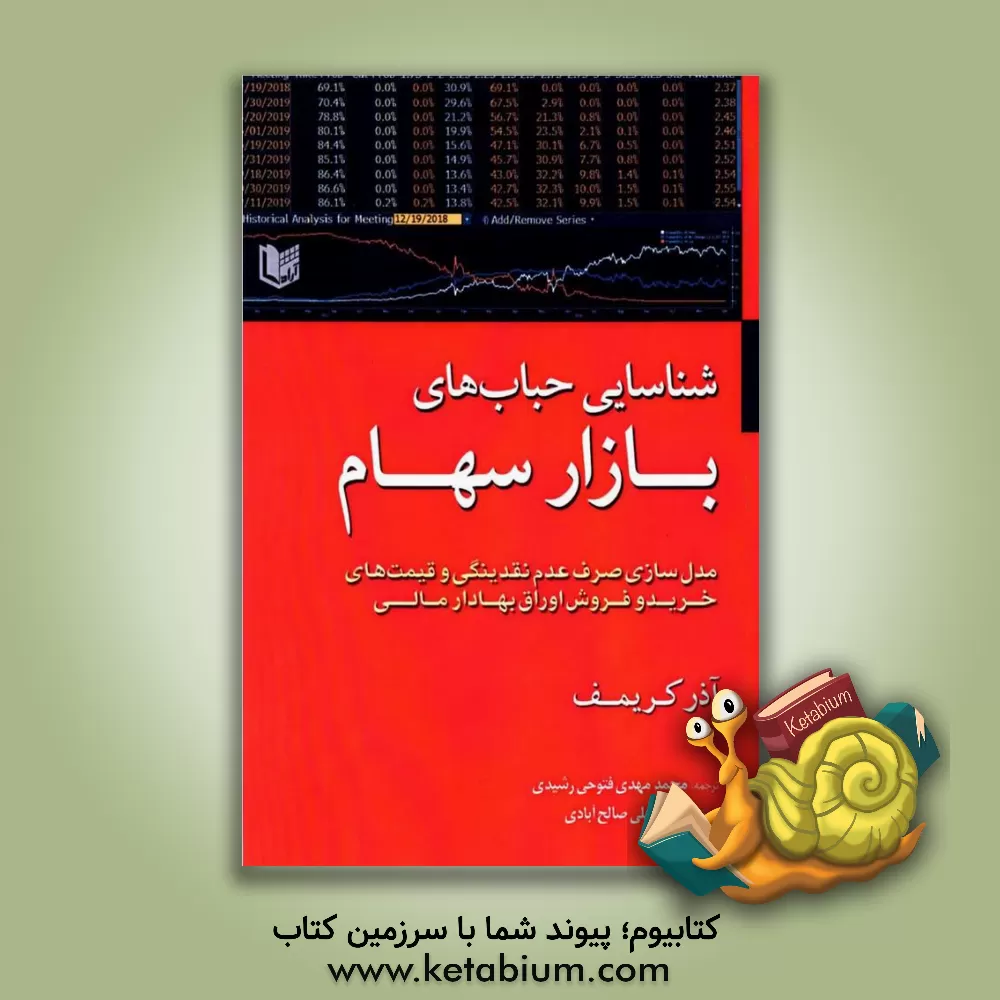 کتاب شناسائی حباب‌های بازار سهام: مدل‌سازی صرف عدم نقدینگی و قیمت‌های خرید و فروش اوراق بهادار مالی اثر آذر کریمف