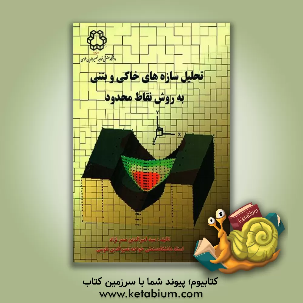 کتاب تحلیل سازه های خاکی و بتنی به روش نقاط محدود اثر سیدامیرالدین صدرنژاد