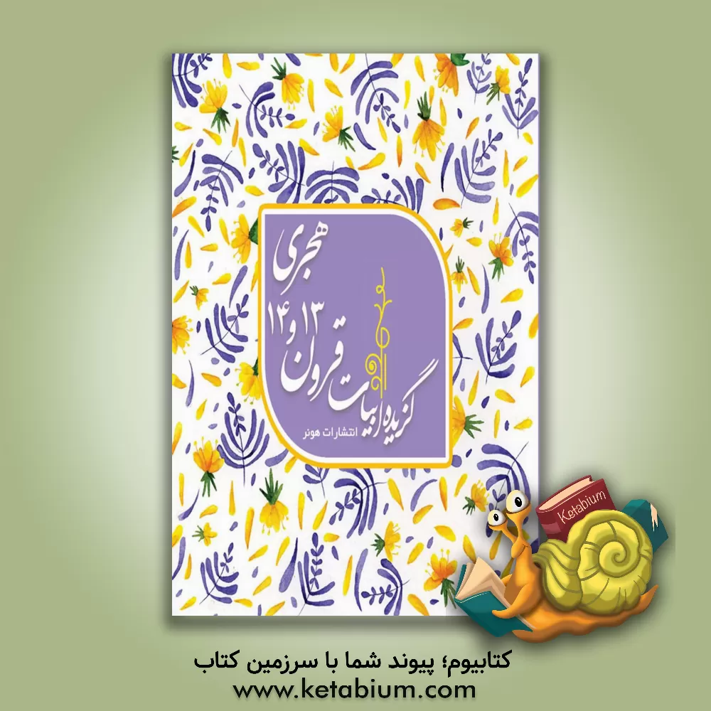 کتاب گزیده ابیات شاعران قرون 13 و 14 اثر سارا علیمحمدی