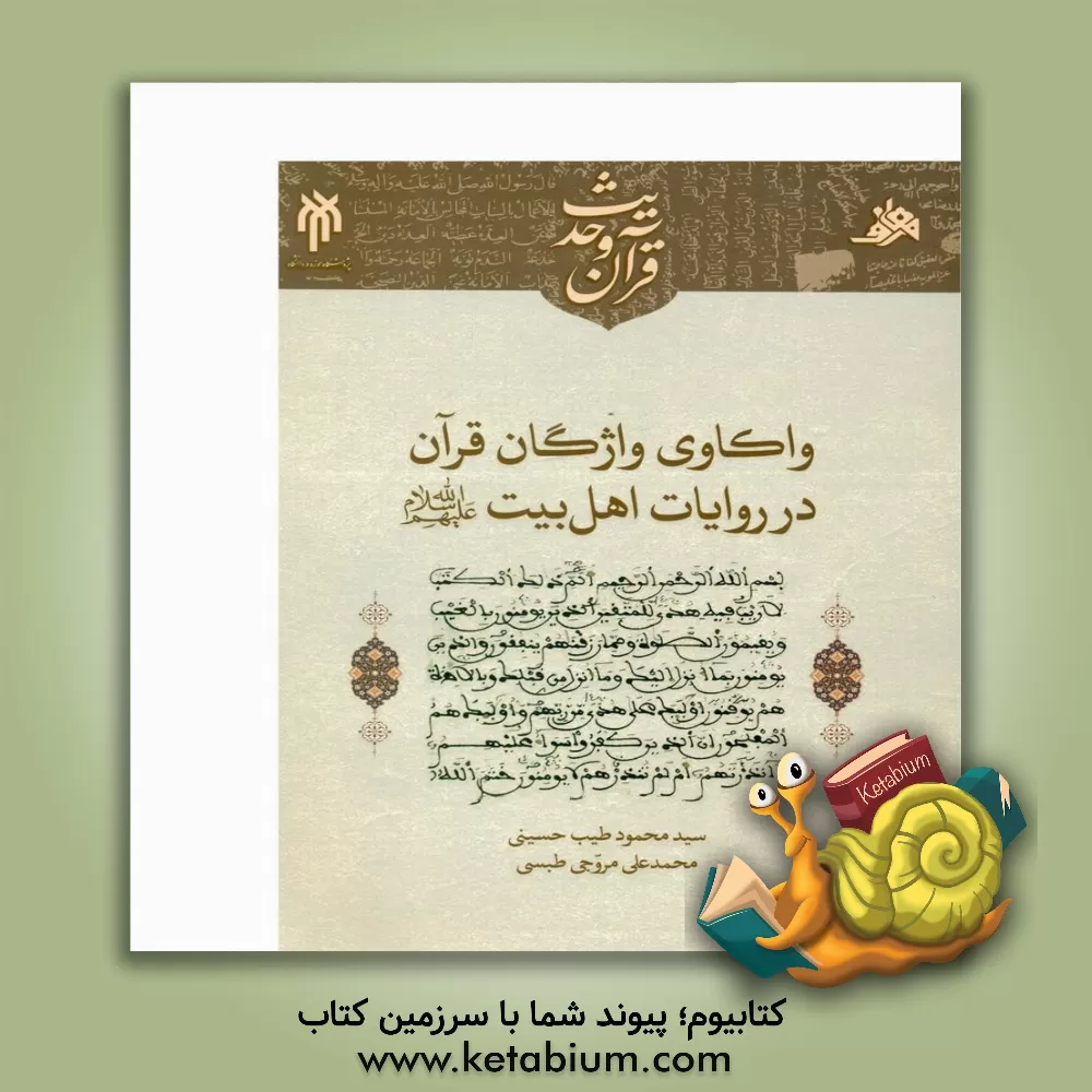 کتاب واکاوی واژگان قرآن در روایات اهل‌بیت (ع) اثر سیدمحمود طیب‌حسینی