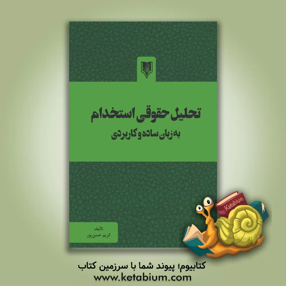 کتاب تحلیل حقوقی استخدام به زبان ساده و کاربردی اثر کریم حسن‌پور